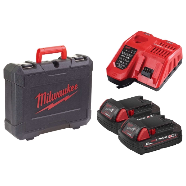 MILWAUKEE M18 BDD-202C - AKKU BORE/SKRUEMASKINE - Image 2